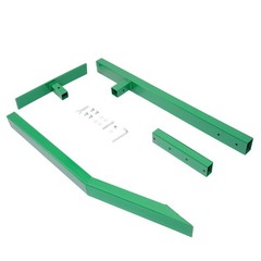 84.9In Skate Grind Rail Portable Skateboard Rail For Scooters, Snowboard Green