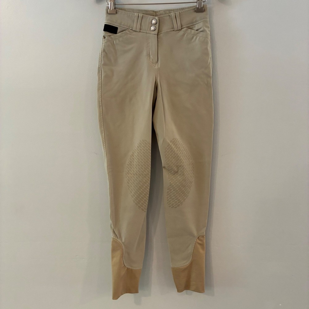 Dover Saddlery Riding Breeches 24 Beige Equestrian Pants Horse Riding Dressage