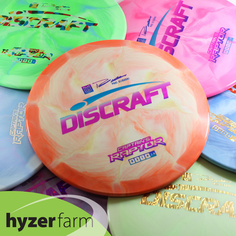 Discraft SWIRL ESP 2022 CAPTAIN’S RAPTOR *pick weight/color* Hyzer Farm PART 3