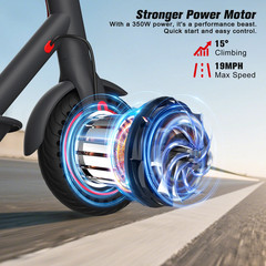 For ADULT ELECTRIC SCOOTER LONG RANGE FOLDING 30KM/H E-SCOOTER URBAN COMMUTER