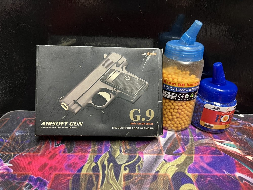 Airsoft Gun Pistol Zinc Alloy Shell G.9 No.6233 G9- Metal Pistol Ships