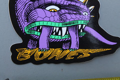 Bones Skateboards Dinosaur Purple Powell Peralta OG Z83A Skateboarding STICKER