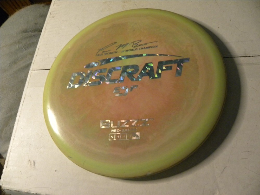Discraft ESP Buzzz 0.5 180 gram golf disc 5x McBeth swirly