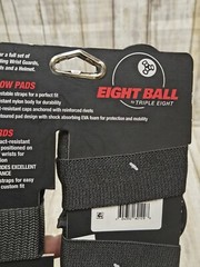Eight Ball Kids 5+ Wrist Knee Elbow Pads Multi Sport Protective Pad Set Black
