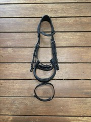 Artemis Infinity Dressage Bridle – Black, Full, EUC