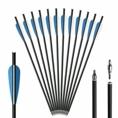 20Inch Carbon Arrows Crossbow Bolts Crossbow Arrows 100 Grain Hunting Broadheads