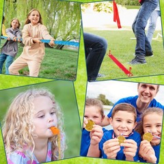 60FT Tug of War Rope for Kids and Adults Field Day Game Outdoor Carnival Games