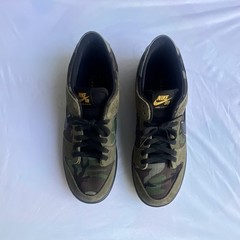 Nike SB Dunk Low Pro Camo Multi-Color Skateboarding Shoes US 10 Medium