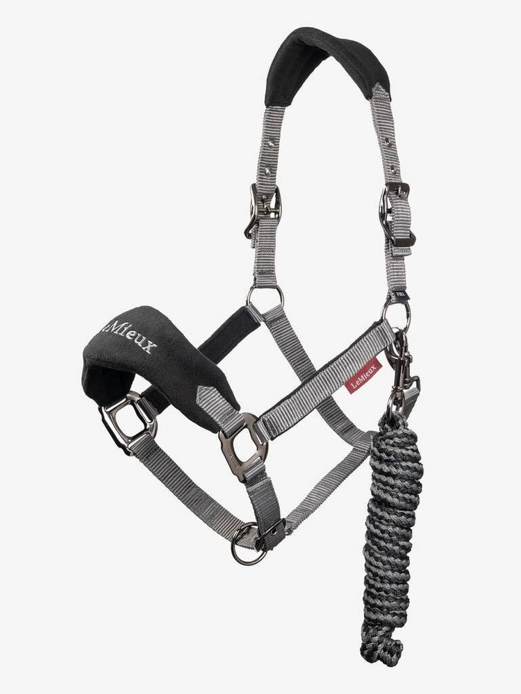 LeMieux Vogue Headcollar & Leadrope – Black