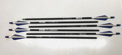 6 Wolverine Crossbolt 20″ Carbon Express Crossbow Arrows VG+