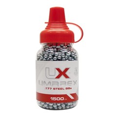 Umarex .177 Cal Steel BBs 1500ct + 12g CO2 Capsules 10 Pack