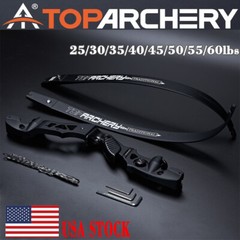 62″ ILF Takedown Recurve Bow 25-60lbs Aluminum Riser Archery Hunting Competition