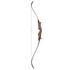 62″ Recurve Bow 20-50lbs Takedown Wooden Riser Limbs Archery Hunting Target