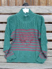 Distressed United States Equestrian Team Sweater Miller’s Size S Vintage 1990s