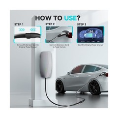 Tesla Extension Cord 21ft, High Power Max AC 50A 12KW Charging Cord with NACS…