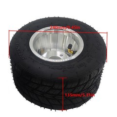 5inch Go Kart Dirt bike Wheel Rim & Tire Front Rear Durable 10X4.50-5 11×7.10-5
