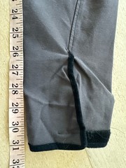 Pikeur Breeches 34 (32×31) Gray Knee Patch Riding Pants Equestrian Stretch