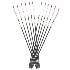 12pcs Archery 30″ Hunting Carbon Arrows Turkey Feathers Shooting Target Practice