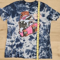 Tie Dye Skateboard T-Shirt Size Large Vanish Party Dolphin Unbranded 90s Style