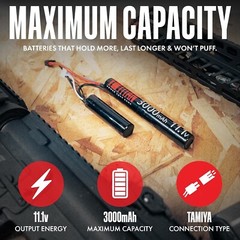 11.1v Lithium-Ion Airsoft Battery – Maximum Power & Safe Operation Guaranteed