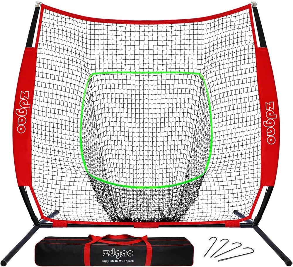 7x7FT Baseball Net for Any Skill Level Players to Batting&Hitting&Pitching | …