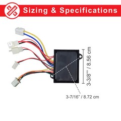 6-Wire Throttle & Controller Set (Versions 1-7) HB2430TYDFS for Razor Pocket Mod