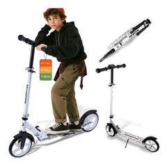 Scooter for Kids Ages 6+, Foldable Lightweight Kick Scooter, Teens & Adults