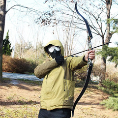 Topbows 56″ Recurve Bow with 30″ Max Draw 30 35 40 45 50lb Draw Weight Right Han