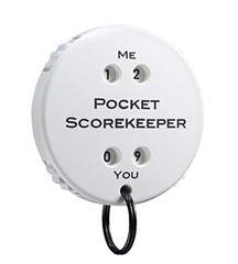 Pocket Score Tally Counter Golf Cornhole Tennis Football Baseball ~ Made in USA