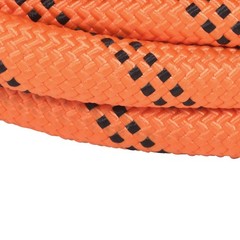 Braided Rope Breaking Strength 5174 Pounds 1/2 in ×220′ 48 Orange Black Stranded