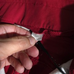 Romph Breeches Women 30R Red Equestrian Riding Pants Full Seat High Rise Stretch