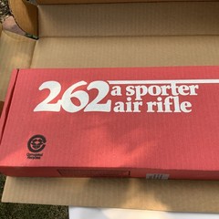 Crosman Air Rifle Model 262 A Sporter, New In Box, New Old Stock