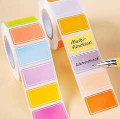 30Pcs Colorful Waterproof Self-Adhesive All-Purpose Labels Stickers