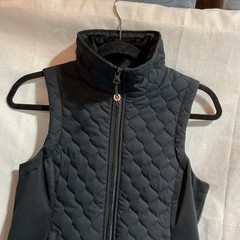 Kerrits Vest Womens Size XS Black Quilted Equestrian Riding Zipper Front
