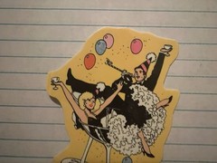 Enjoi Skateboards Party Dress Fancy Original Z7A Vintage Skateboarding STICKER