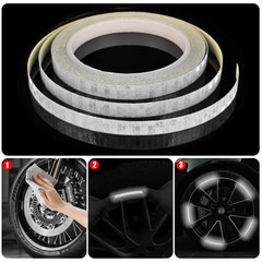 26FT Reflective Safety Tape Self Adhesive pinstripe Sticker Strip Decal 1CM