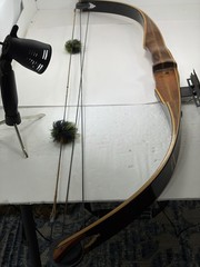 Vintage AMF Wing Archery Impact! Compound Bow 65# Draw Recurve Wood
