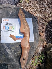 DIY wood warf Archery recurve riser (only)