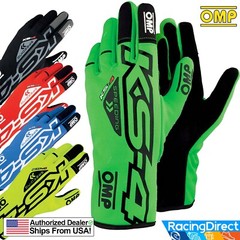OMP – KS-4 Karting Gloves | Go Kart Racing Gloves | Youth & Adult Sizes