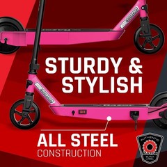 Razor Black E90 Electric Ride-On Kids Age 8+ Power Core High-Torque Motor Pink™