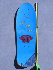VTG 1988 Powell Peralta TOMMY GUERRERO 7PLY Flaming Dagger Skateboard Deck RARE!