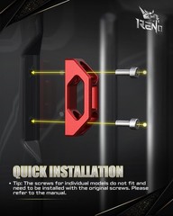 RENO Ram Bed Tie Down Anchors, Pickup Truck Tie Down Hook Bed Box Bracket Fix…