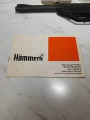 Vintage 1960s Hammerli Sparkler Mod RD 4.5/.177 CO2 Single Shot Air Pistol + Box