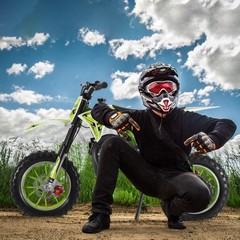 Gas Dirt Bikes Mini Dirt Bike 50CC 2-Stroke Gas Bike Motocross Moto for Kids