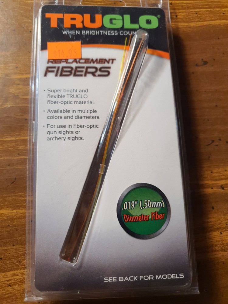 Truglo Replacement Fiber Optics .019 Bow Hunting Target Archery Sight NEW