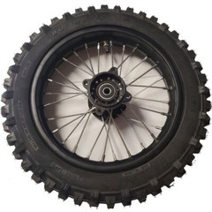 MotoTec Pro Dirt Bike 48v 1600w Replacement Full Rear Wheel 80/100-12
