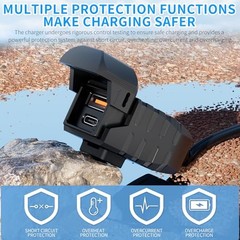 Motorcycle USB Charger, Dual USB Type C 30W PD & QC 3.0 Motorcycle Phone