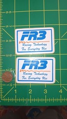 X2 FR3 STICKER DECAL OLD STOCK VINTAGE
