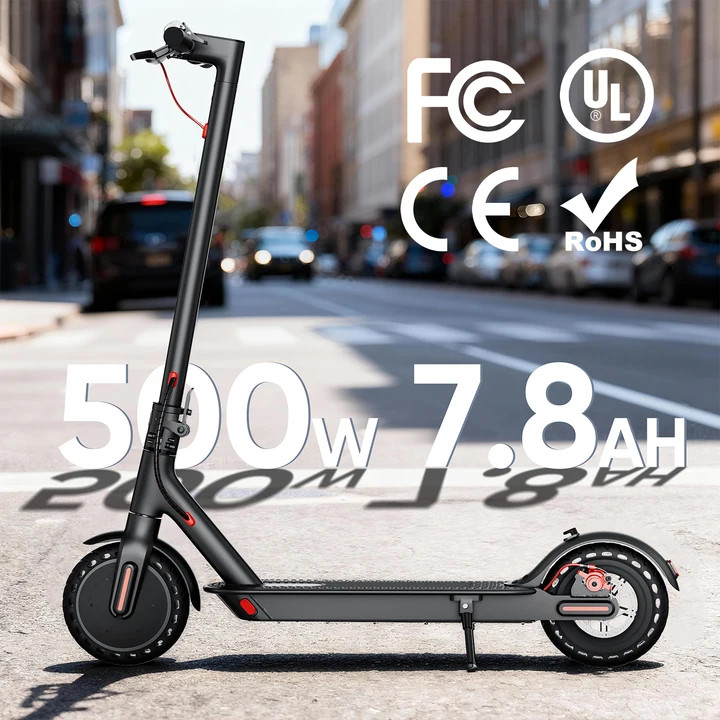 Adults Electric Scooter 30KM/H Foldable Scooter & Shock Absorption App Control