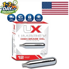 Umarex 12-gram CO2 Capsules – Superior Quality for Pellet Guns (Pack of 12)